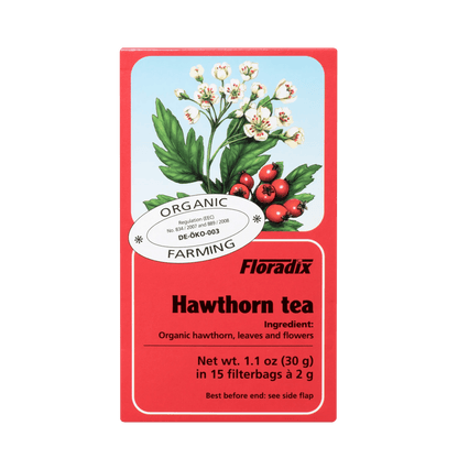 Organic Hawthorn Tea Herbal 15 Bags - Floradix - Herbal tea - Eco Natural Products