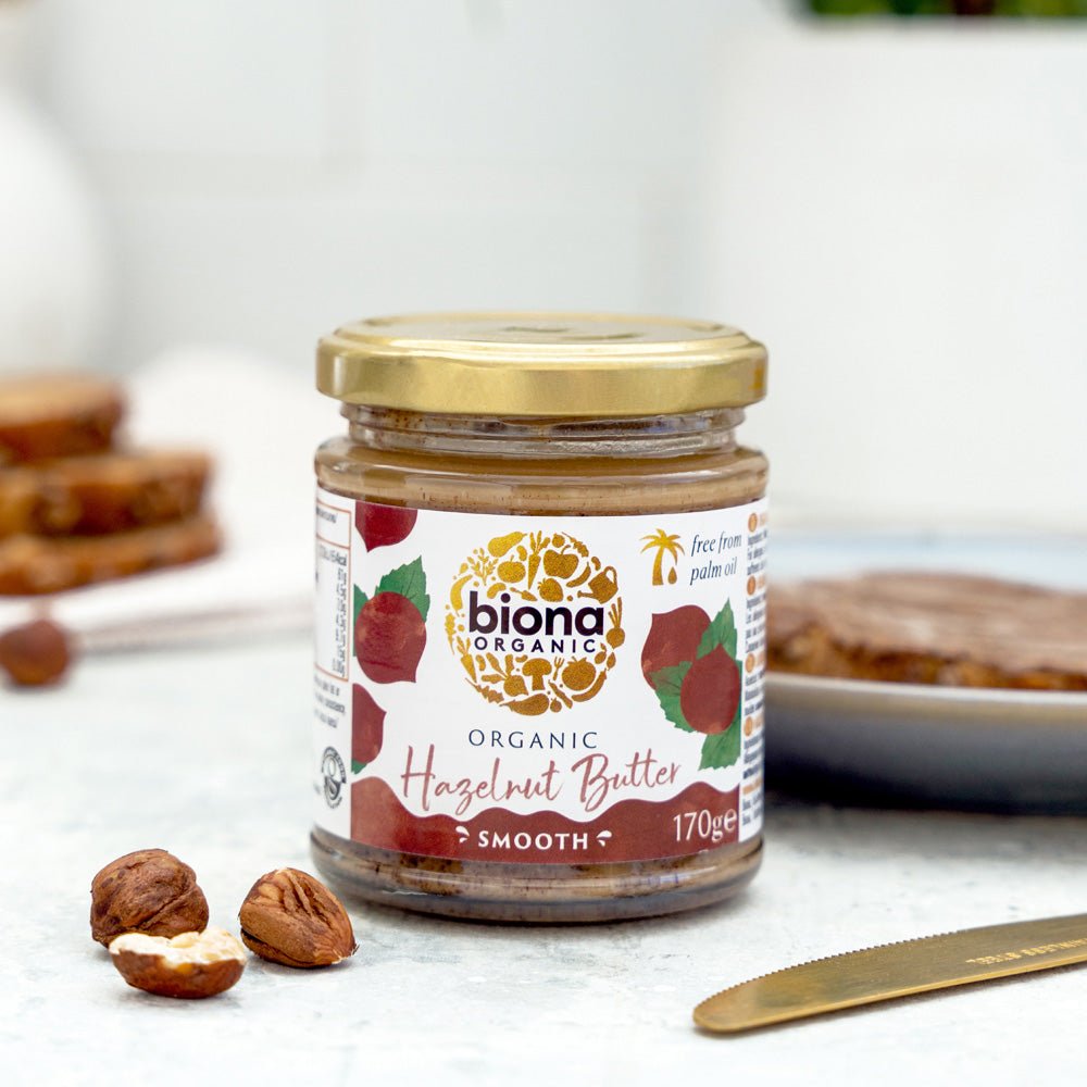 Organic Hazelnut Butter 170g - Biona - Butter & Margarine - Eco Natural Products