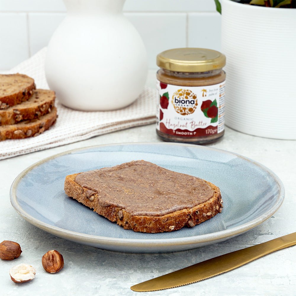 Organic Hazelnut Butter 170g - Biona - Butter & Margarine - Eco Natural Products