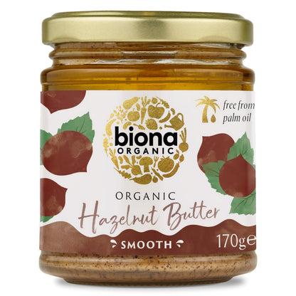Organic Hazelnut Butter 170g - Biona - Butter & Margarine - Eco Natural Products