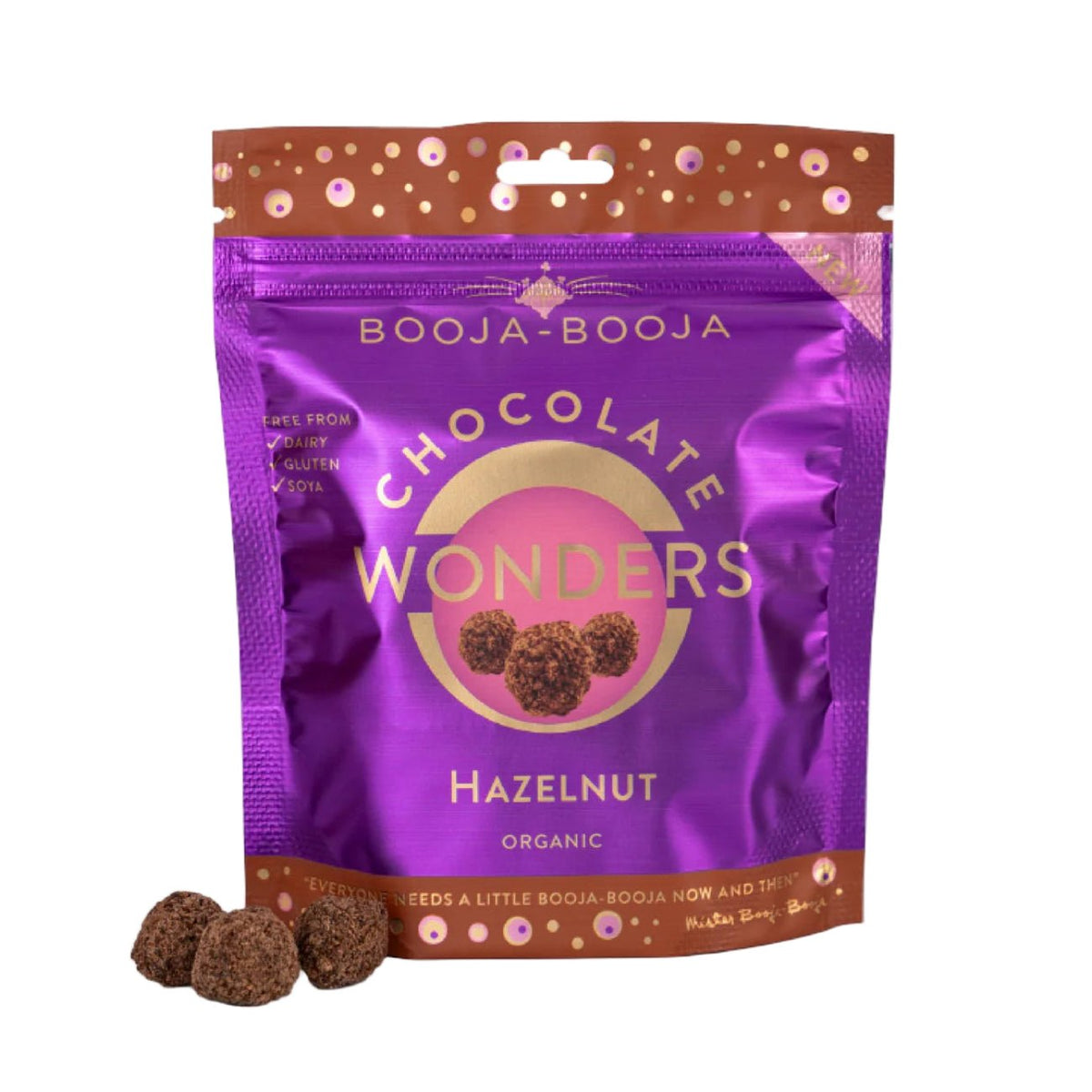 Organic Hazelnut Christmas Chocolate Wonders 65g - Booja - Booja - Chocolates - Booja - Booja