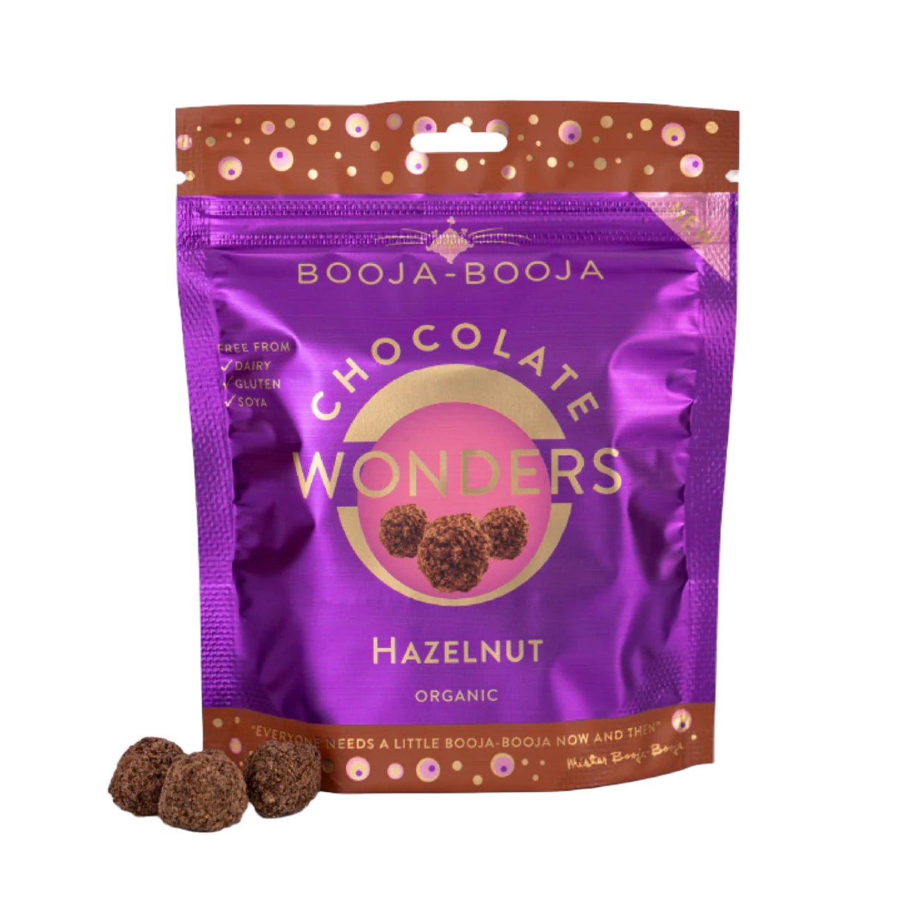Organic Hazelnut Christmas Chocolate Wonders 65g - Booja - Booja - Chocolates - Booja - Booja