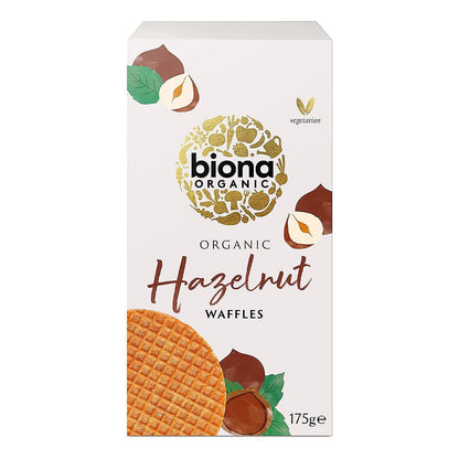 Organic Hazelnut Waffles 175g - Biona - Wafles - Eco Natural Products