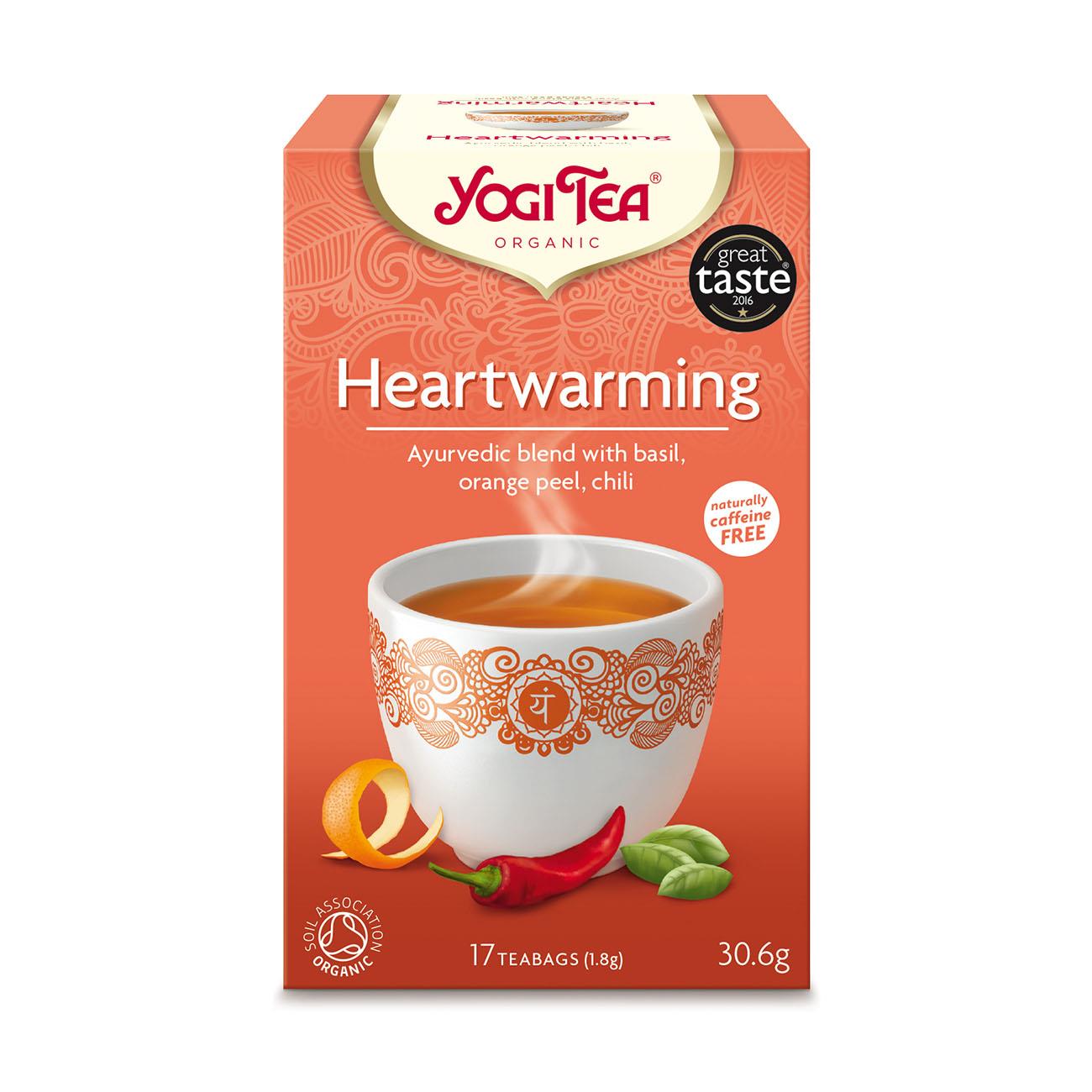 Organic Heartwarming Herbal Tea 17 Bags - Yogi Tea - Tea - Eco Natural Products