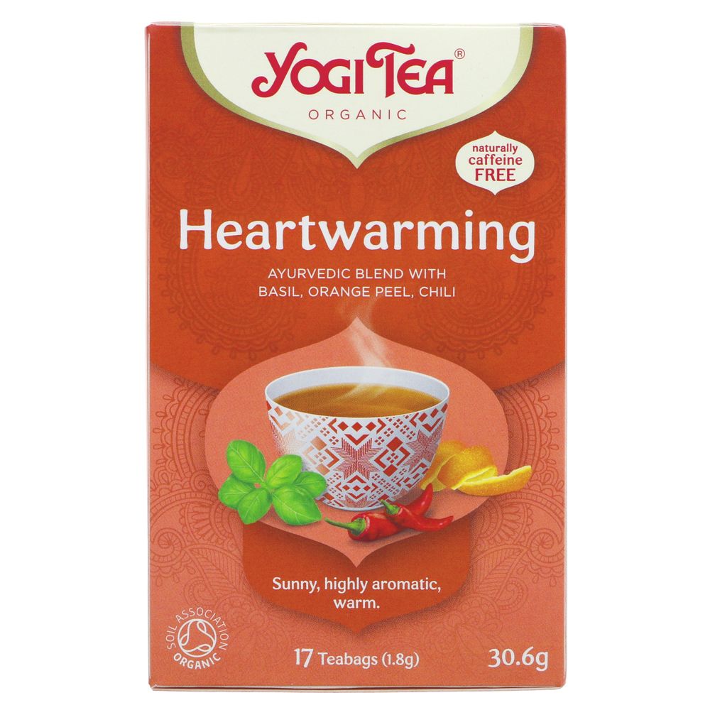 Organic Heartwarming Herbal Tea 17 Bags [BLACK FRIDAY] - Eco Natural Products - Yogi Tea - Tea