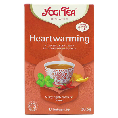 Organic Heartwarming Herbal Tea 17 Bags - Yogi Tea - Tea - Eco Natural Products