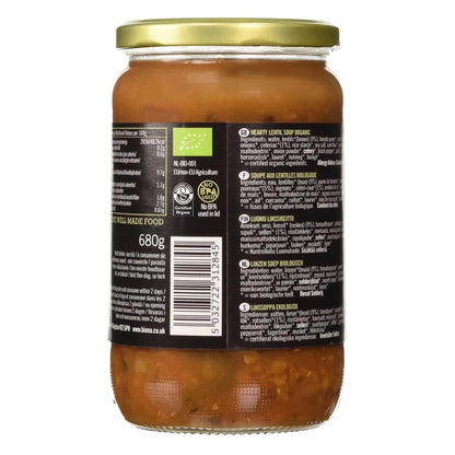 Organic Hearty Lentil Soup 680g - Biona - Soups & Broths - Eco Natural Products