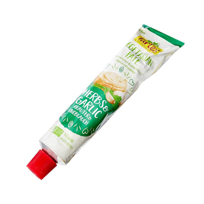 Organic Herb & Garlic Vegetarian Pate Tube 200g - Tartex - Pate - Eco Natural Products