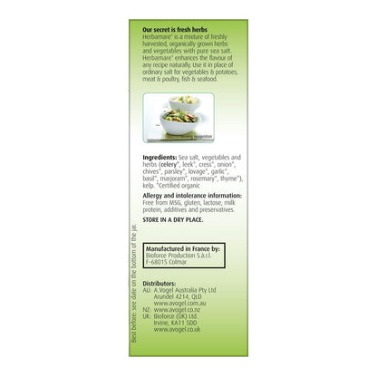 Organic Herbamare Original Salt 125g - A. Vogel - Sea salt - Eco Natural Products