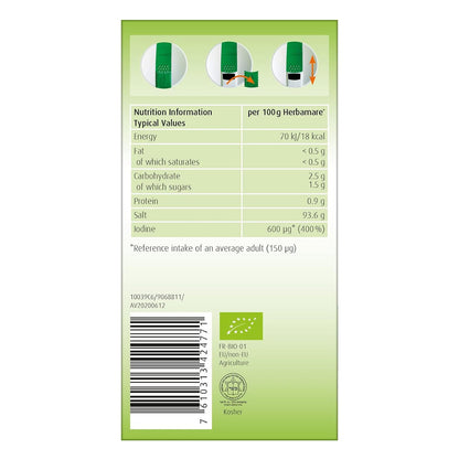 Organic Herbamare Original Salt 500g - A. Vogel - Sea salt - Eco Natural Products