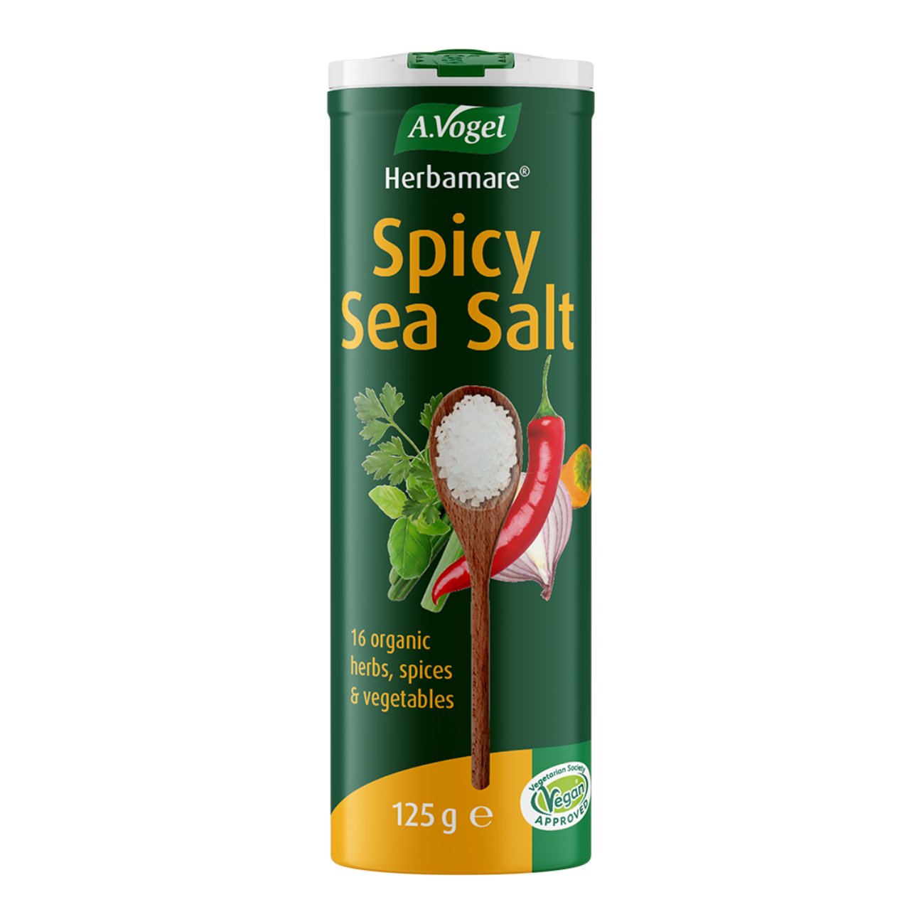 Organic Herbamare Spicy Sea Salt 125g - A. Vogel - Sea salt - Eco Natural Products