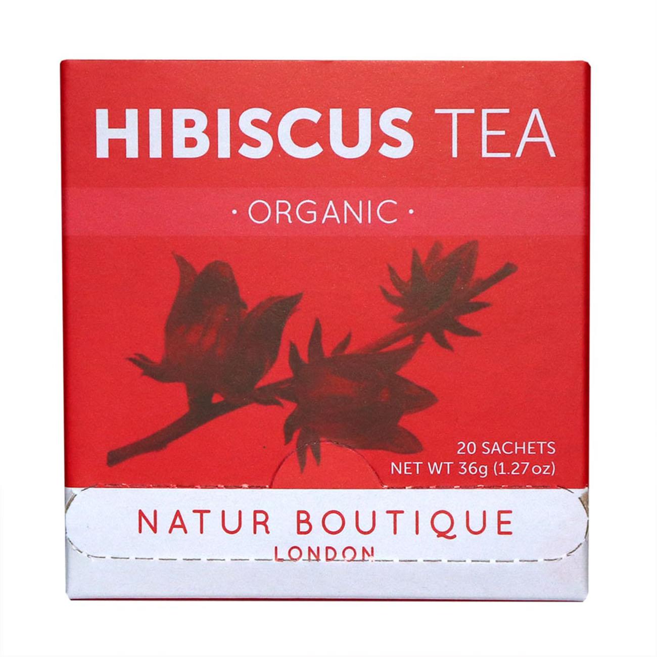 Organic Hibiscus Tea 20 Sachets [BLACK FRIDAY] - Eco Natural Products - Natur Boutique - Herbal tea