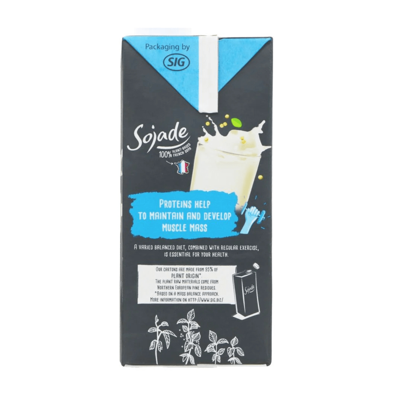 Organic High Protein Soya Drink 750ml - Sojade - Soy Drinks - Sojade