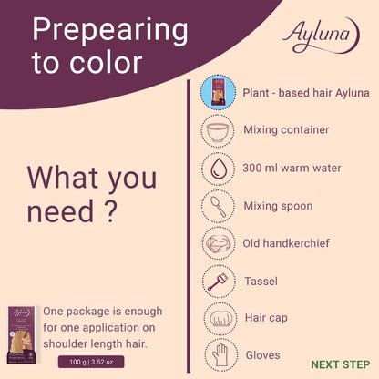 Organic Honey Blonde No. 20 Plant - Based Hair Colour 100g - Ayluna - Hair Color - Eco Natural Products