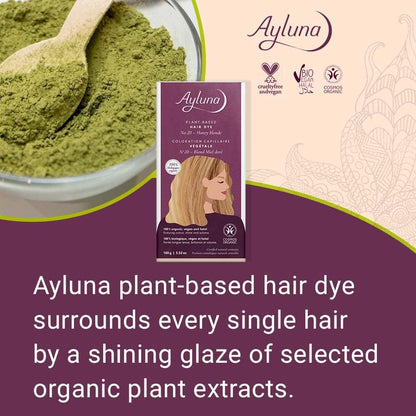 Organic Honey Blonde No. 20 Plant - Based Hair Colour 100g - Ayluna - Hair Color - Eco Natural Products