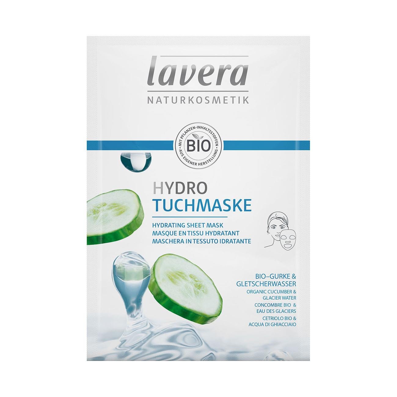 Organic Hydrating Sheet Mask 21ml - Lavera - Face Mask - Eco Natural Products