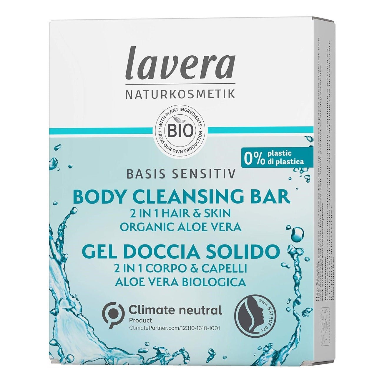 Organic Hydro Feeling 2 - in - 1 Body Cleansing Bar [BLACK FRIDAY] - Eco Natural Products - Lavera - Body Wash