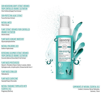 Organic Hydro Refresh Face Mist 100ml - Lavera - Face mist - Eco Natural Products