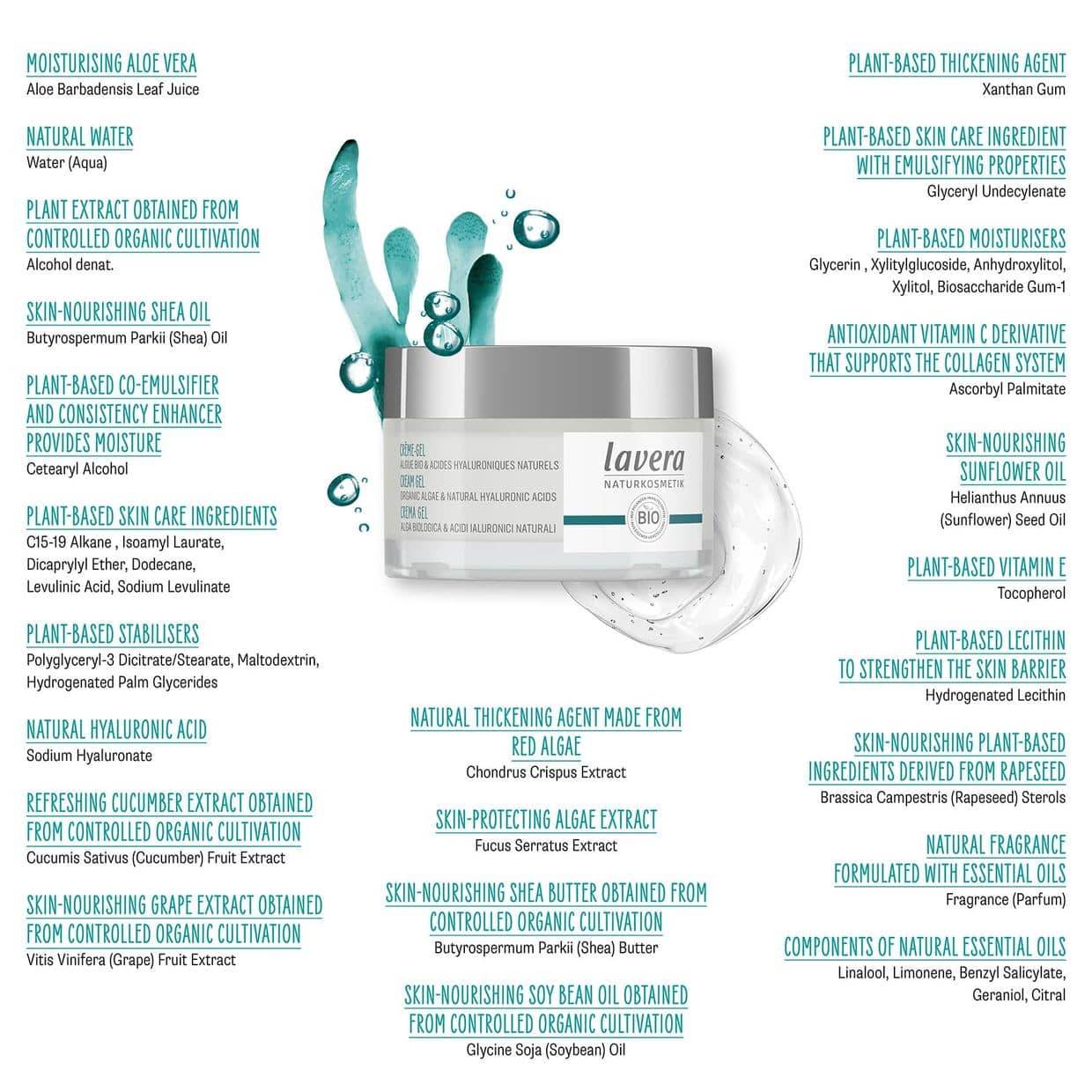 Organic Hydro Refresh Gel Cream 50ml - Lavera - Face cream - Eco Natural Products