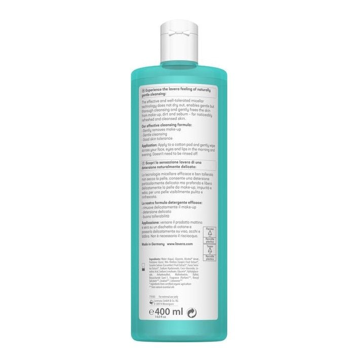 Organic Hydro Refresh Micellar Cleansing Water 400ml [BLACK FRIDAY] - Eco Natural Products - Lavera - Micellar water