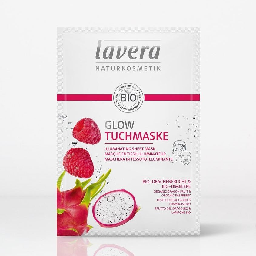 Organic Illuminating Sheet Mask 21ml - Lavera - Face Mask - Eco Natural Products