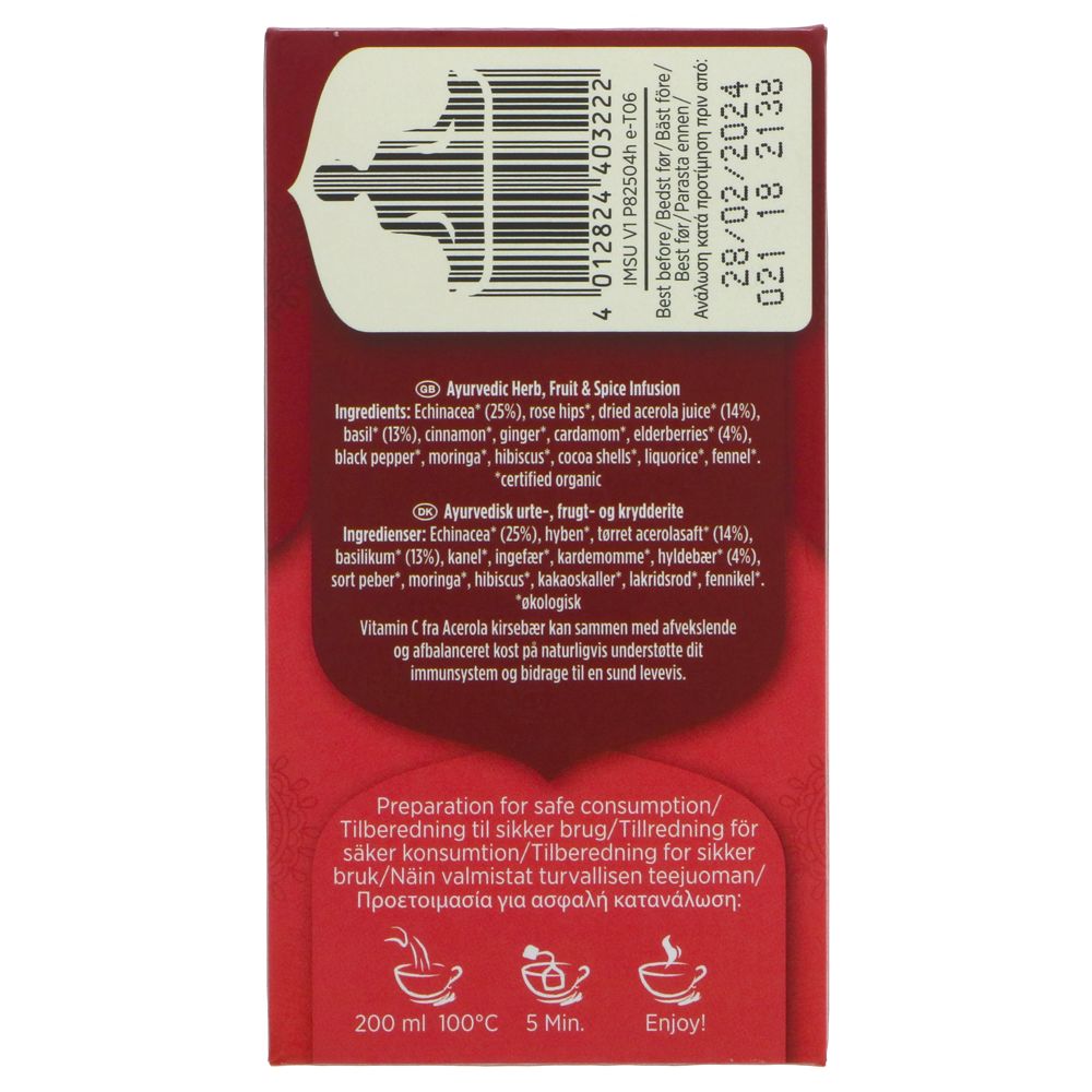 Organic Immune Support Tea 17 Bags - Yogi Tea - Tea - Eco Natural Products