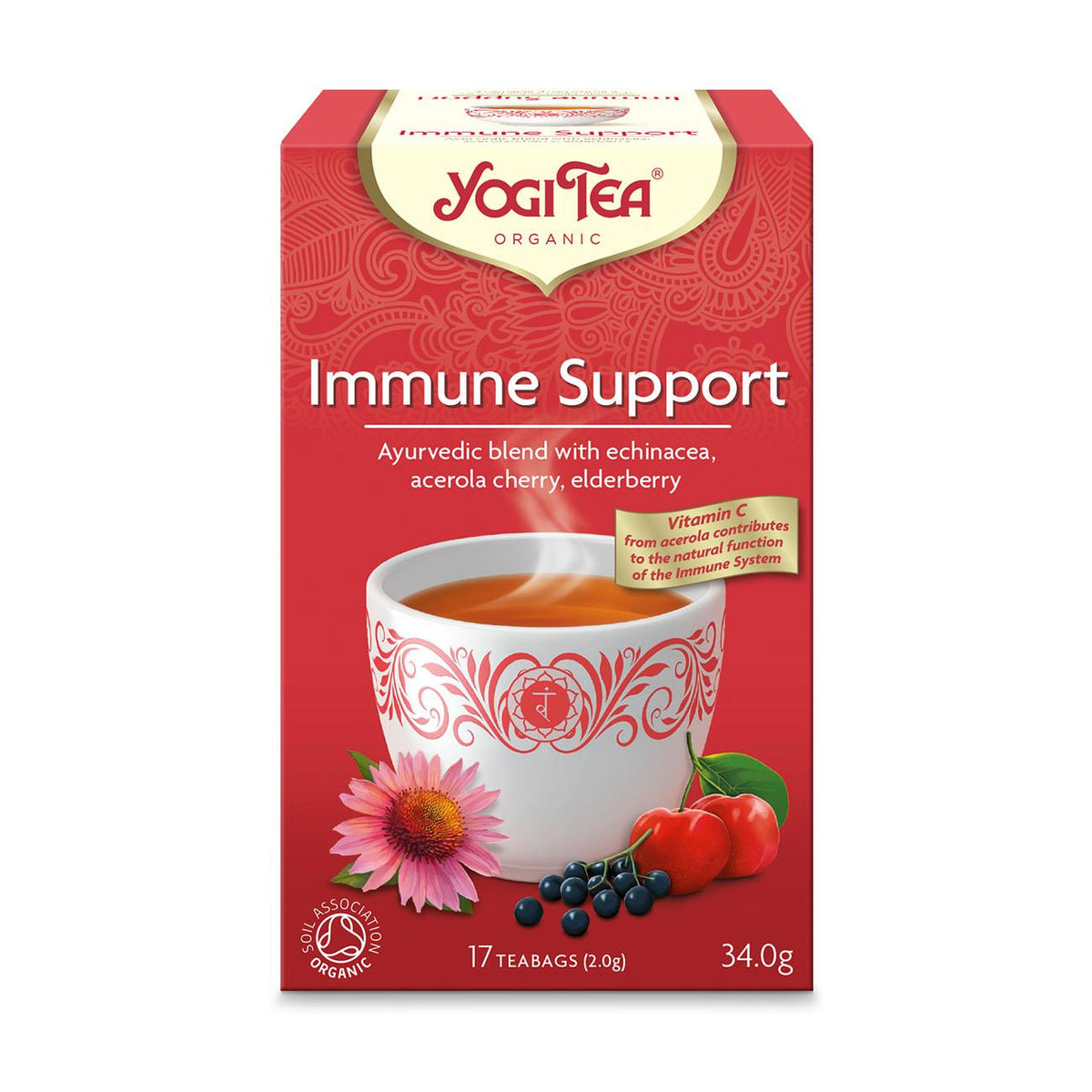 Organic Immune Support Tea 17 Bags - Yogi Tea - Tea - Eco Natural Products