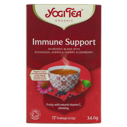 Organic Immune Support Tea 17 Bags - Yogi Tea - Tea - Eco Natural Products