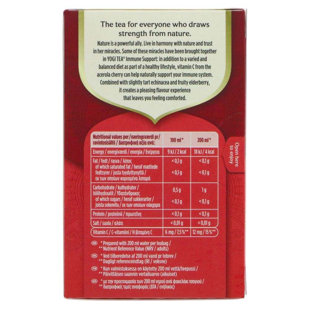 Organic Immune Support Tea 17 Bags - Yogi Tea - Tea - Eco Natural Products