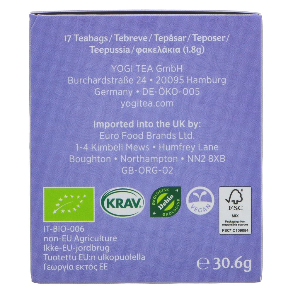Organic Inner Harmony Herbal Tea 17 Bags - Yogi Tea - Tea - Eco Natural Products