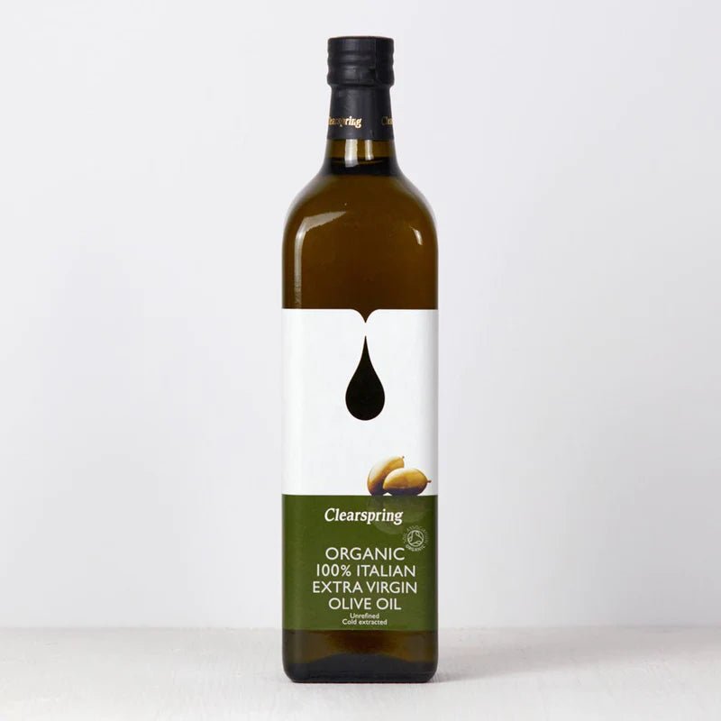 Organic Italian Extra Virgin Olive Cold Pressed Oil 1L - Clearspring - Oil - Eco Natural Products