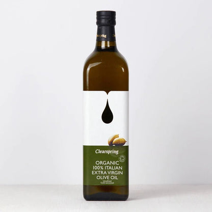 Organic Italian Extra Virgin Olive Cold Pressed Oil 1L - Clearspring - Oil - Eco Natural Products