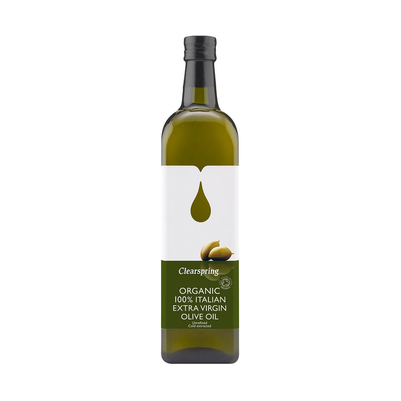 Organic Italian Extra Virgin Olive Cold Pressed Oil 1L - Clearspring - Oil - Eco Natural Products