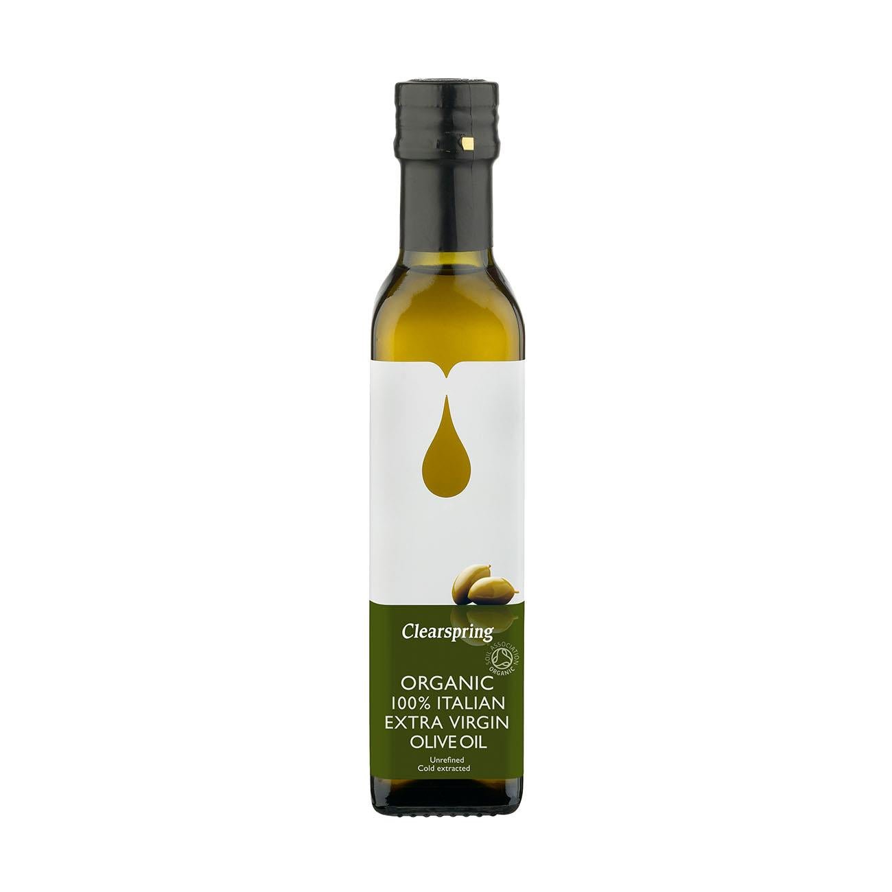 Organic Italian Extra Virgin Olive Cold Pressed Oil 250ml - Clearspring - Oil - Eco Natural Products