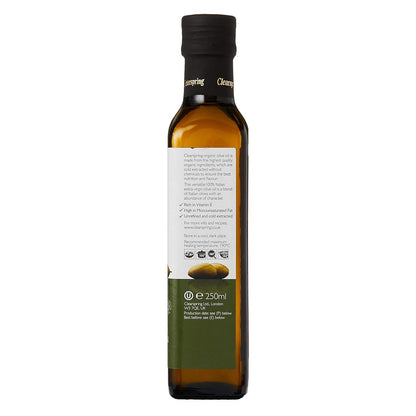 Organic Italian Extra Virgin Olive Cold Pressed Oil 250ml - Clearspring - Oil - Eco Natural Products