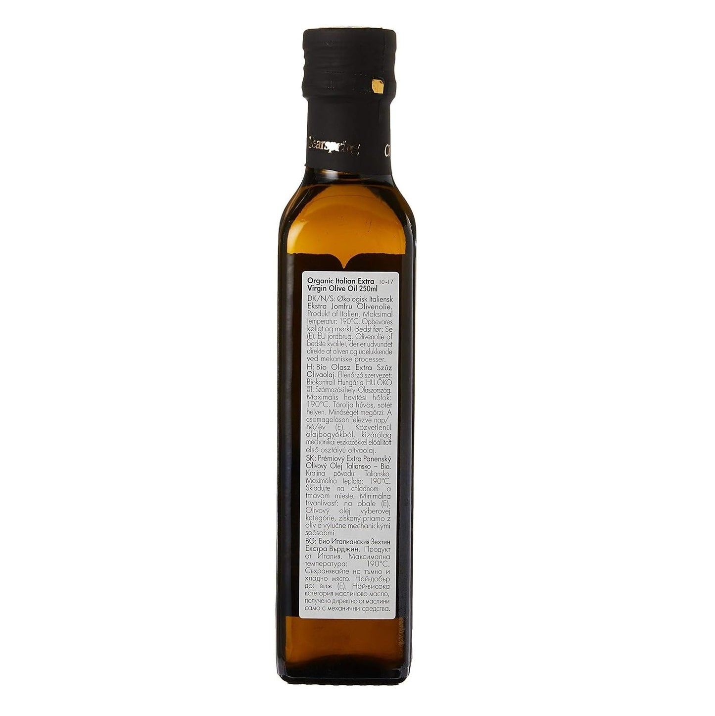 Organic Italian Extra Virgin Olive Cold Pressed Oil 250ml - Clearspring - Oil - Eco Natural Products