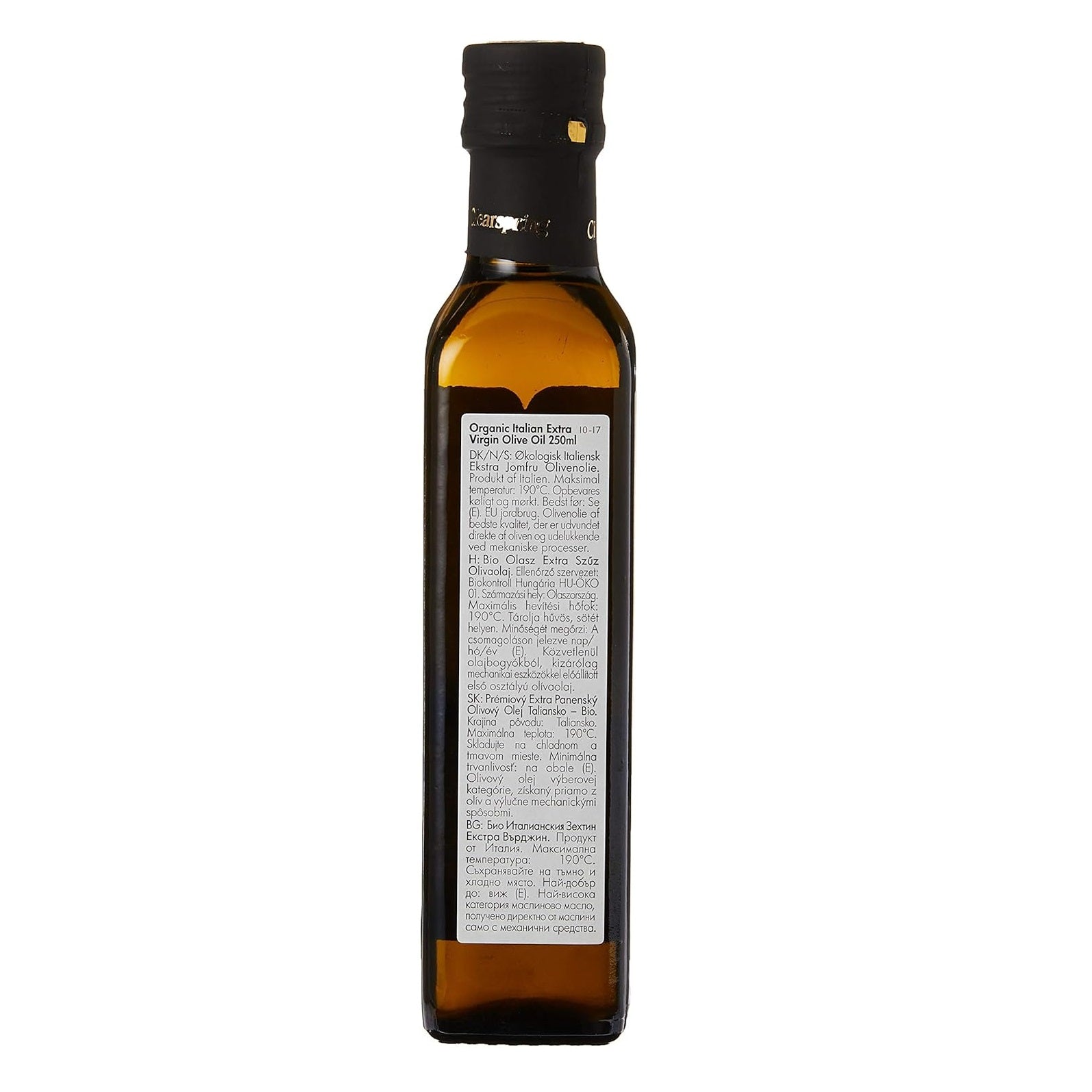 Organic Italian Extra Virgin Olive Cold Pressed Oil 250ml - Clearspring - Oil - Eco Natural Products