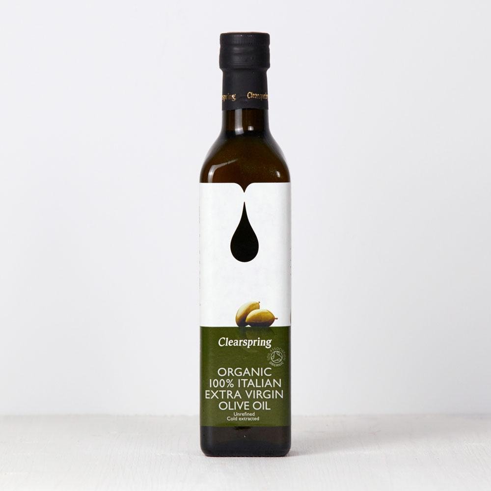 Organic Italian Extra Virgin Olive Cold Pressed Oil 500ml - Clearspring - Oil - Eco Natural Products