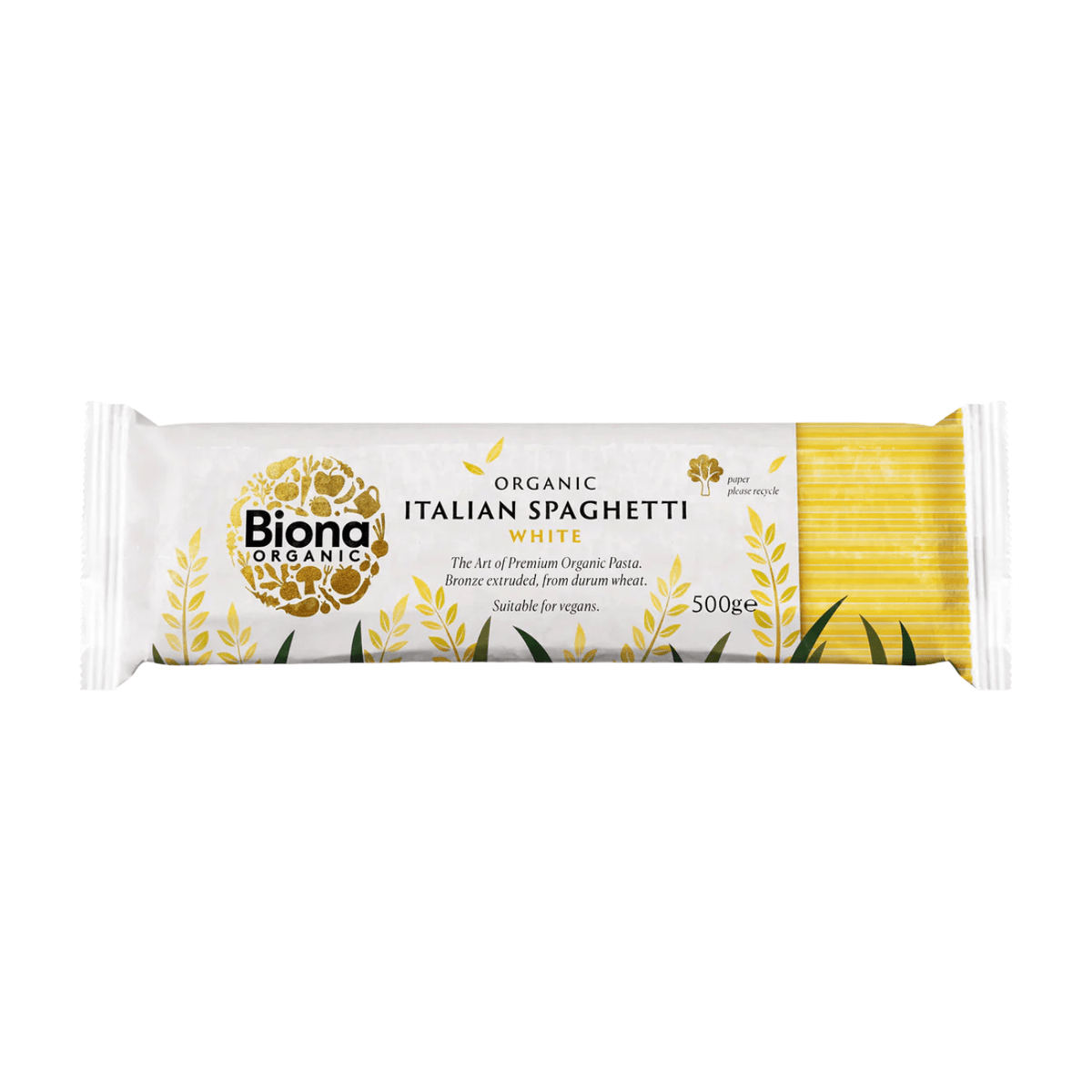 Organic Italian Pasta Spaghetti 500g - Biona - Pasta - Biona