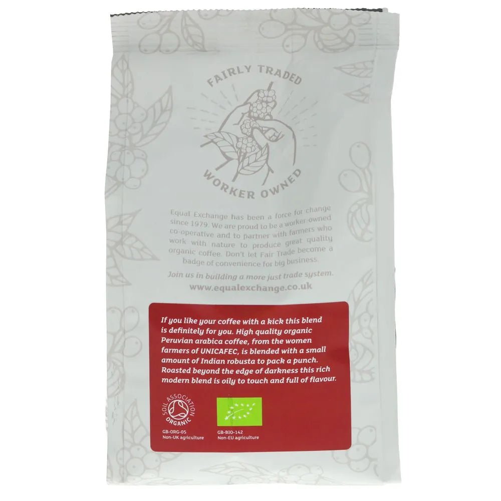 Organic Italian Roast Coffee Beans 200g - Equal Exchange - Coffee Beans & Ground Coffee - Equal Exchange