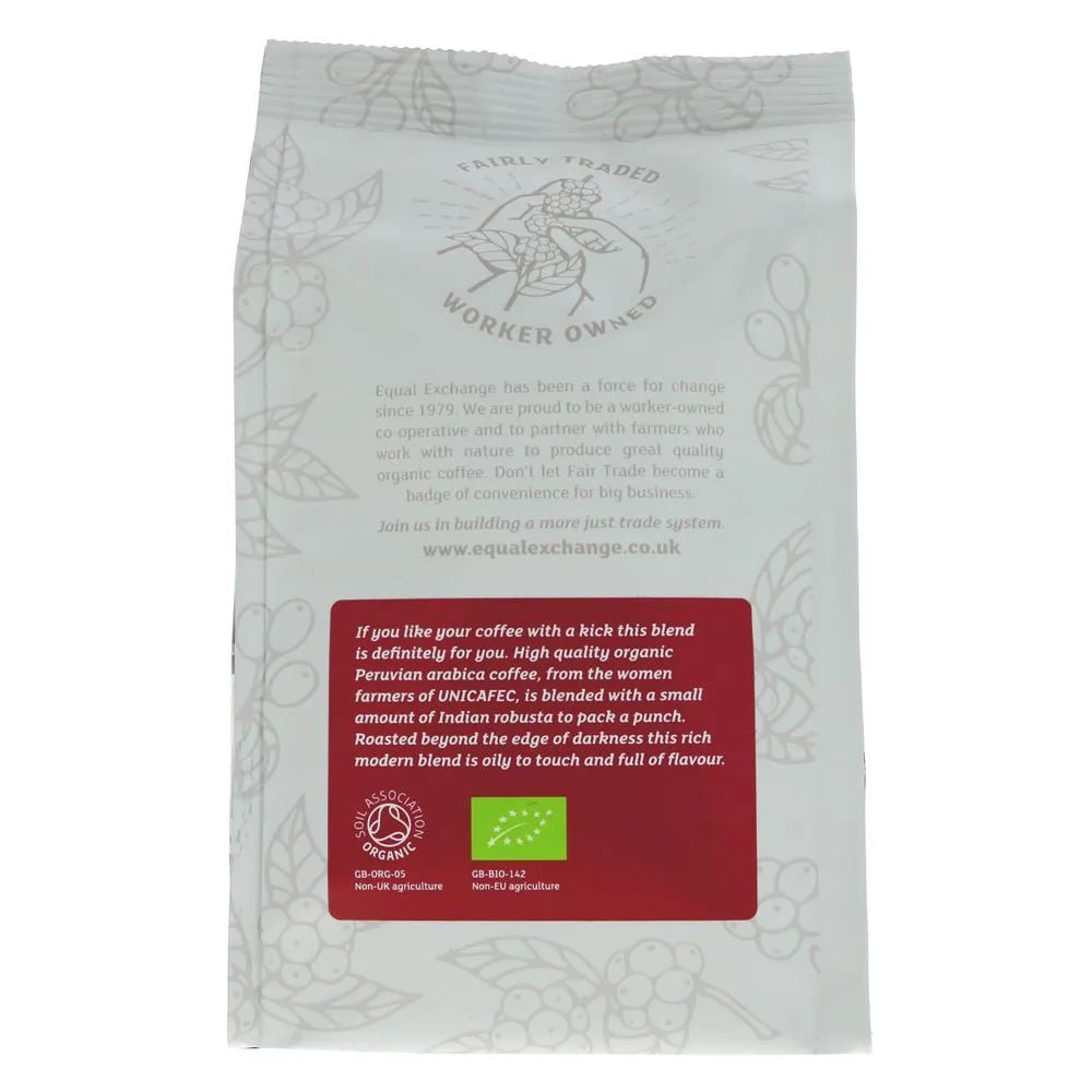 Organic Italian Roast Coffee Ground 200g - Equal Exchange - Coffee Beans & Ground Coffee - Equal Exchange