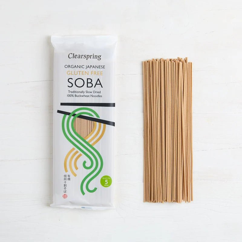 Organic Japanese 100% Buckwheat Soba 200g - Clearspring - Noodles - Eco Natural Products
