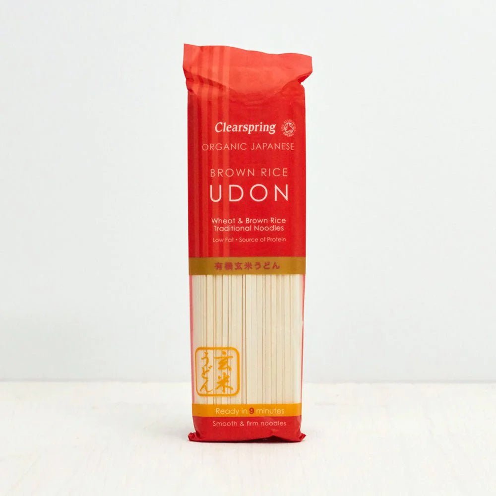 Organic Japanese Brown Rice Udon Noodles200g - Clearspring - Noodles - Eco Natural Products