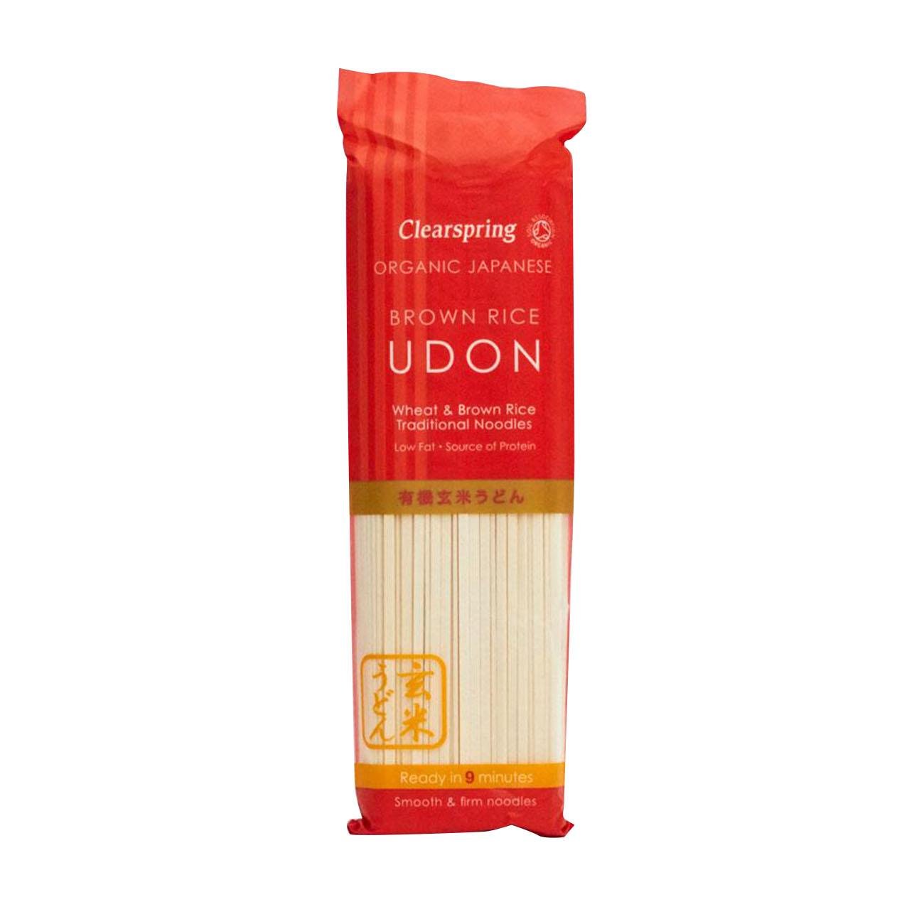 Organic Japanese Brown Rice Udon Noodles200g - Clearspring - Noodles - Eco Natural Products