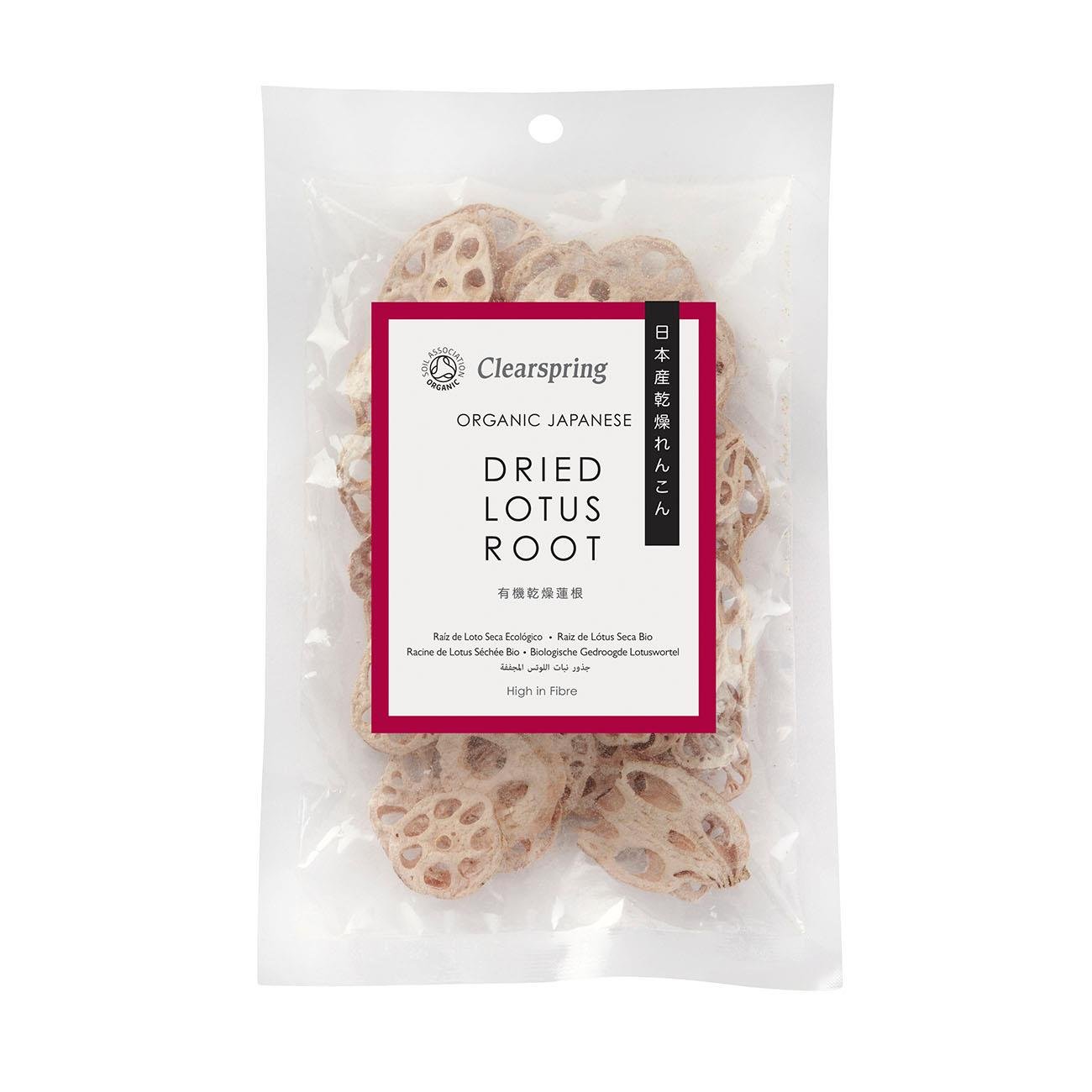 Organic Japanese Dried Lotus Root Slices 30g [BLACK FRIDAY] - Eco Natural Products - Clearspring - Dried Vegetables