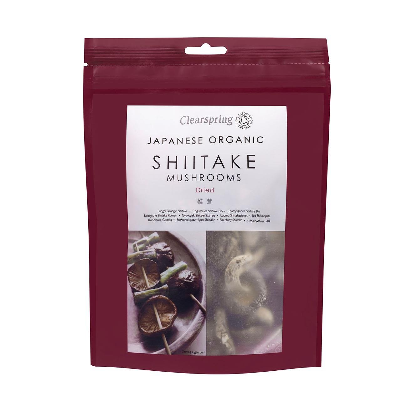 Organic Japanese Dried Shiitake Mushrooms 40g [BLACK FRIDAY] - Eco Natural Products - Clearspring - Sushi Ginger