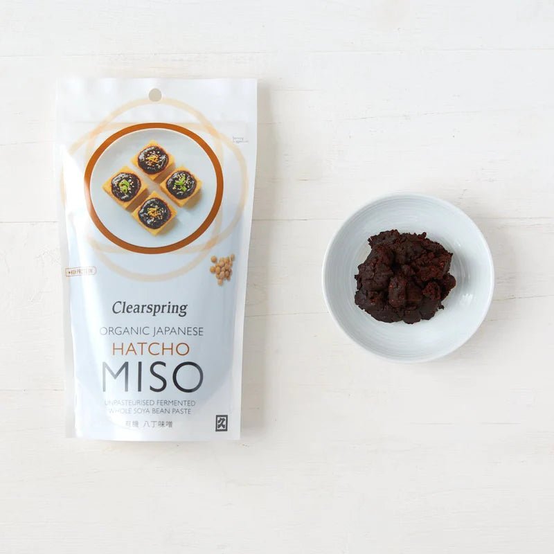 Organic Japanese Hatcho Miso Unpasteurised 100% 300g - Clearspring - Miso - Eco Natural Products