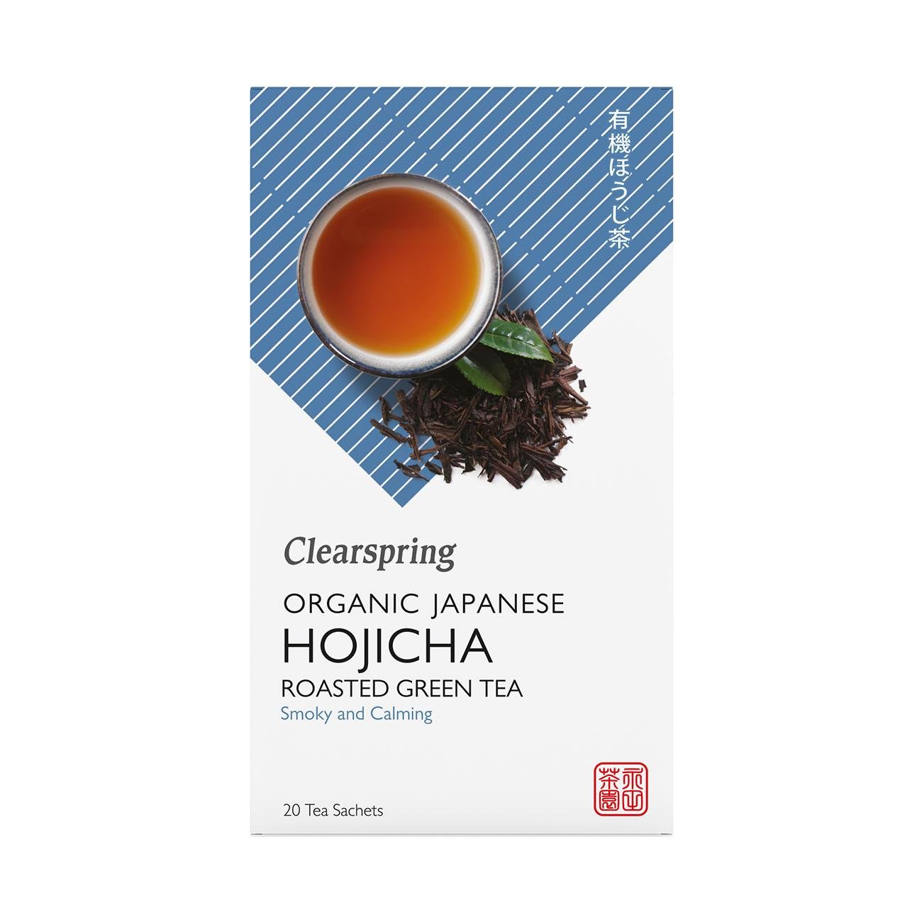 Organic Japanese Hojicha Roasted Green Tea 20 Bags - Clearspring - Green Tea - Eco Natural Products