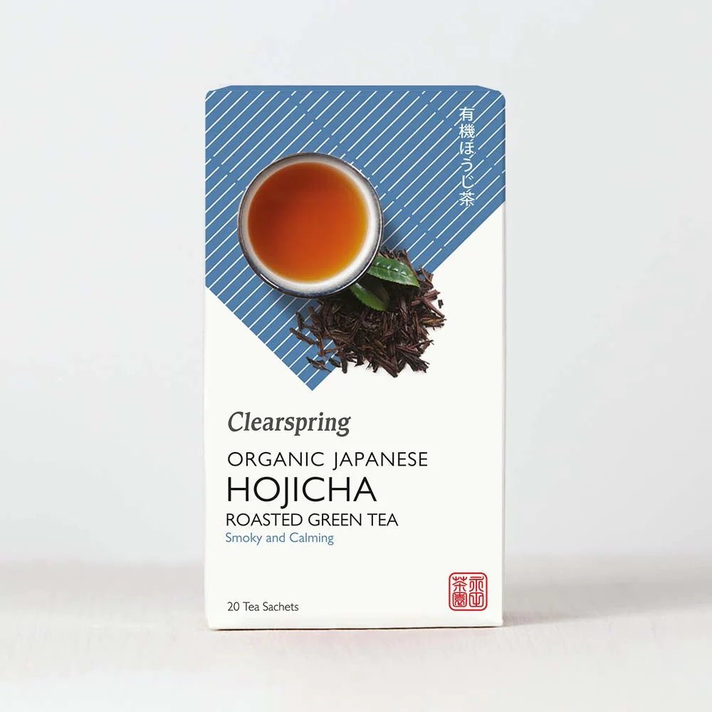 Organic Japanese Hojicha Roasted Green Tea 20 Bags - Clearspring - Green Tea - Eco Natural Products