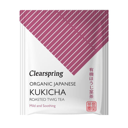 Organic Japanese Kukicha Roasted Twig Tea 20 Bags - Clearspring - Green Tea - Eco Natural Products